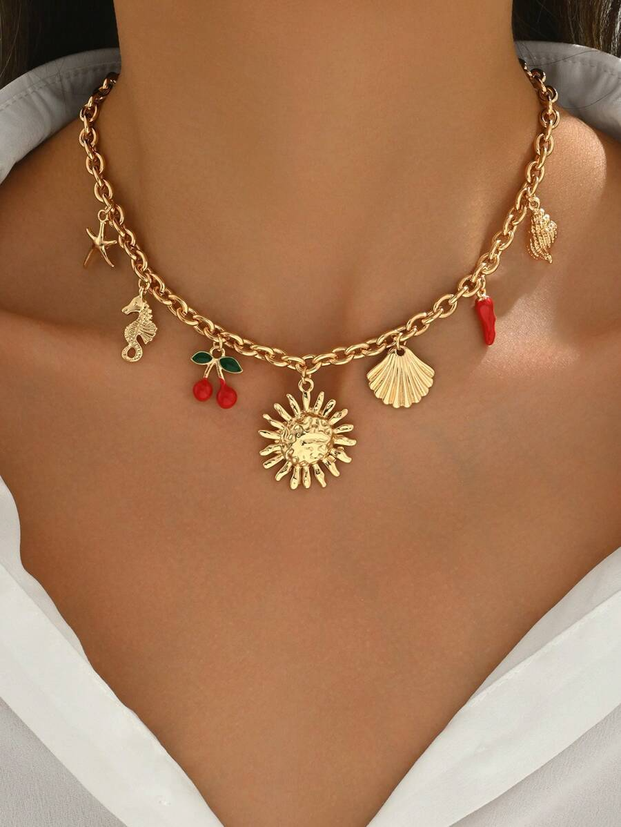 Collar Dorado Solar