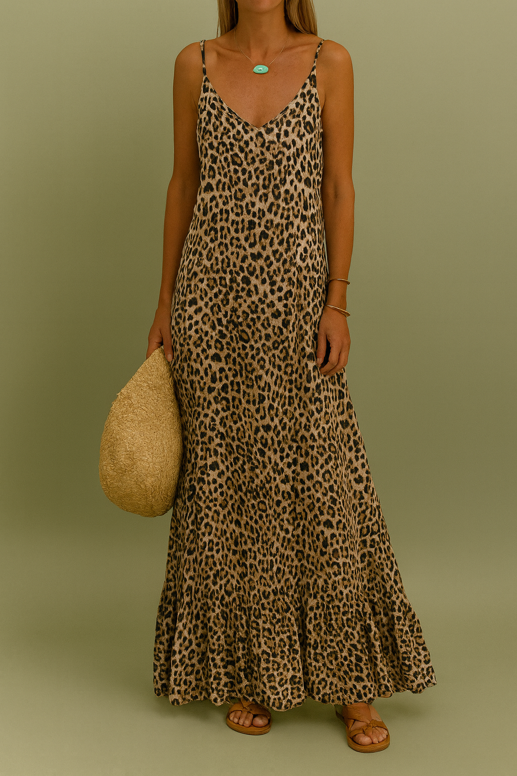 Zara™ – Vestido Leopardo – Veloreé Paris - Main Image