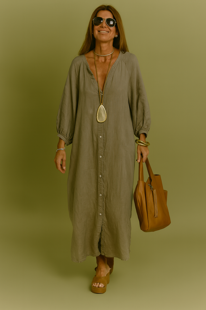 Zaira™ – Vestido Botones