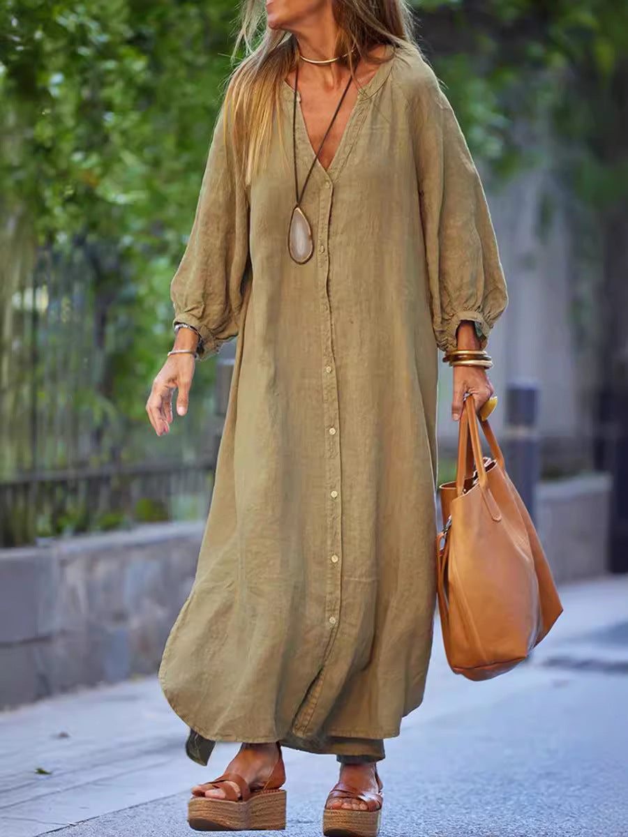 Zaira™ – Vestido Botones